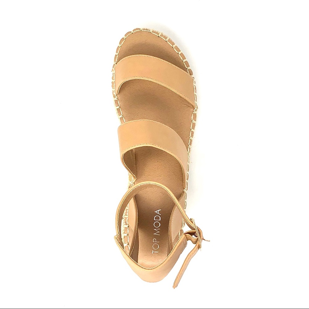 Butterscotch Tan Espadrille Sandals - Picture 10 of 10